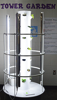 Students worked to raise money for the Tower Garden