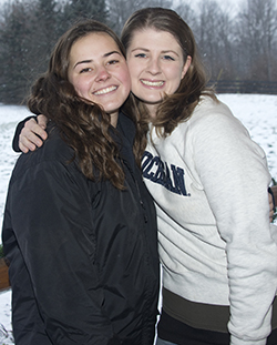 Taylor Jones and her mentor, Shelly Fox, assistant equine program coordinator at the Equest Center for Therapeutic Riding