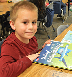 Alvynn Carrasco said he loves reading about sharks