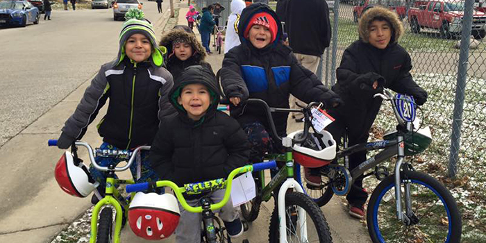 Students show off their new wheels