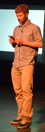 Senior Brandon Elliott gives his TEDx speech